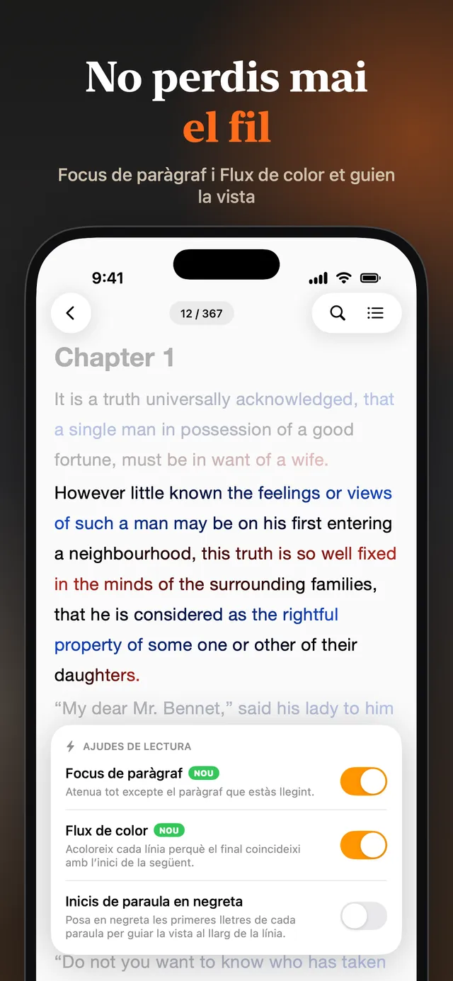 eReader: lector d'EPUB i PDF – Captures de pantalla 4