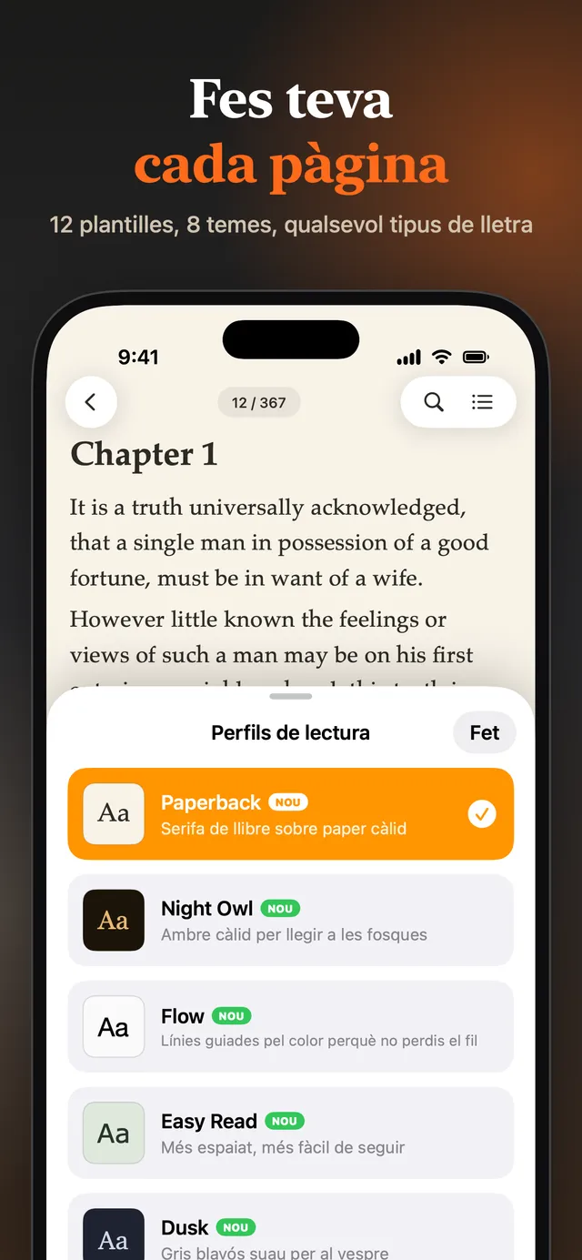 eReader: lector d'EPUB i PDF – Captures de pantalla 8