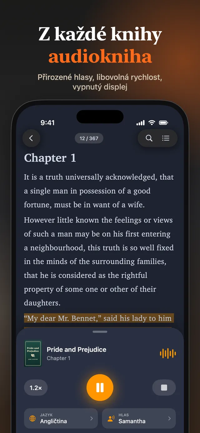 eReader: čtečka EPUB a PDF – Snímky obrazovky 6