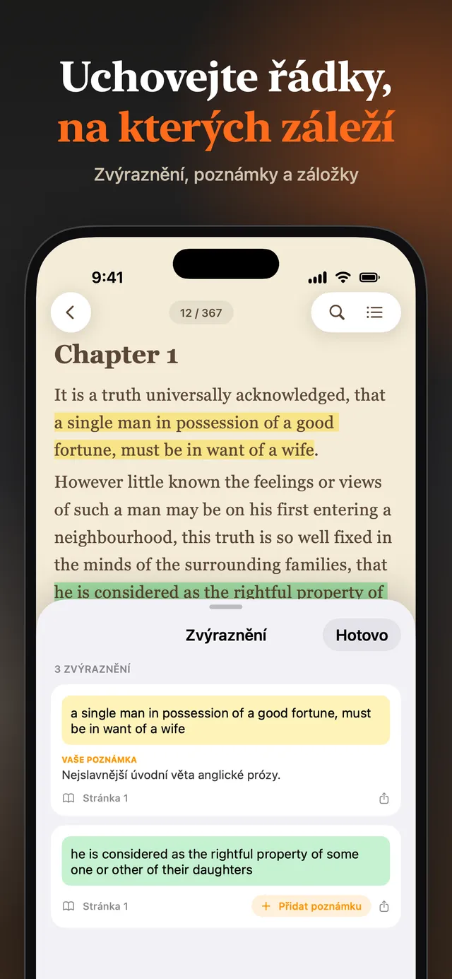 eReader: čtečka EPUB a PDF – Snímky obrazovky 10