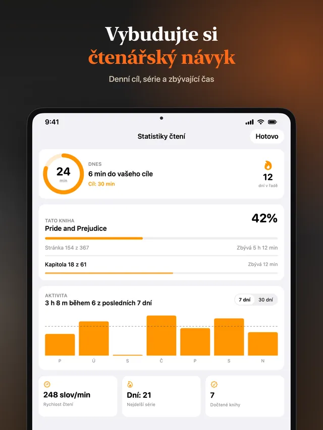 eReader: čtečka EPUB a PDF – Snímky obrazovky 13