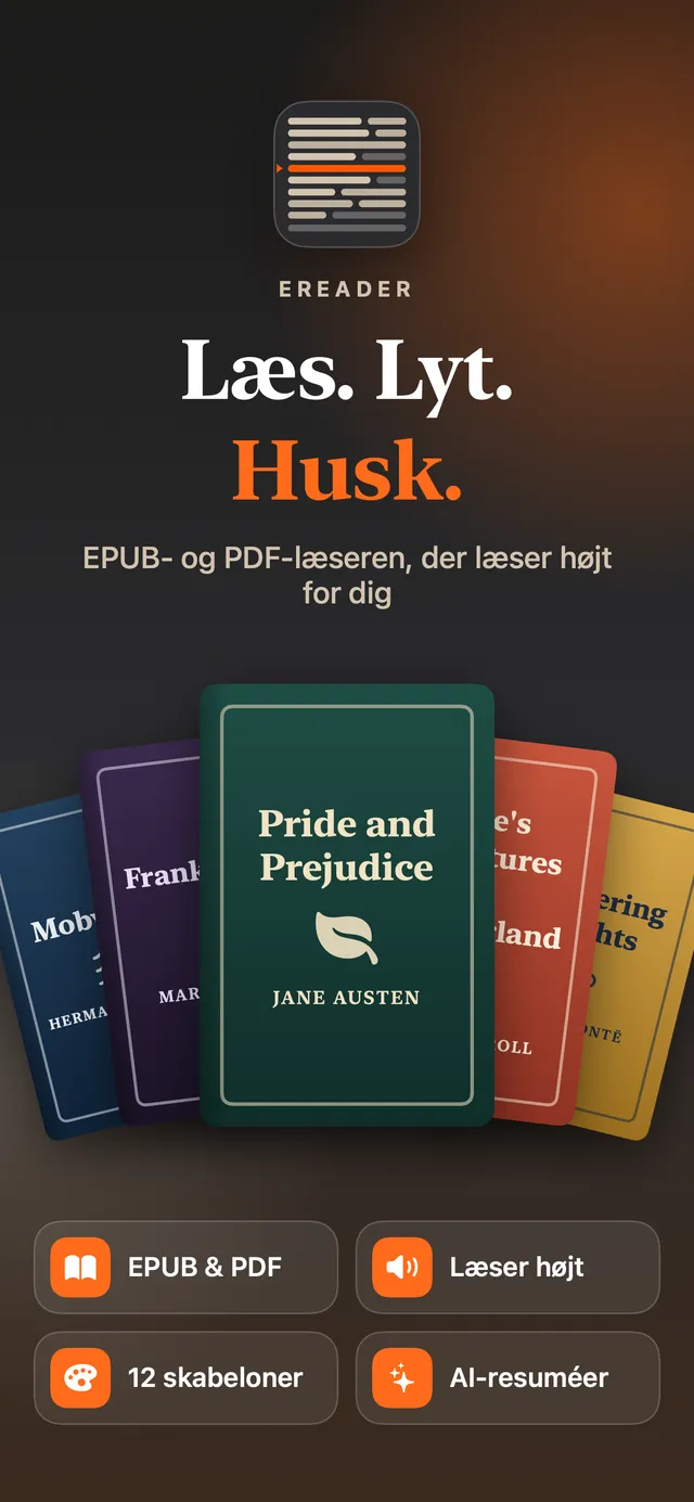 eReader: EPUB- og PDF-læser – Skærmbilleder 2