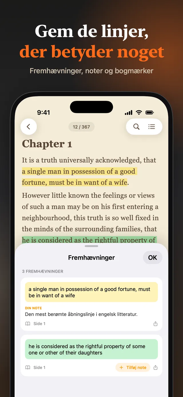 eReader: EPUB- og PDF-læser – Skærmbilleder 10