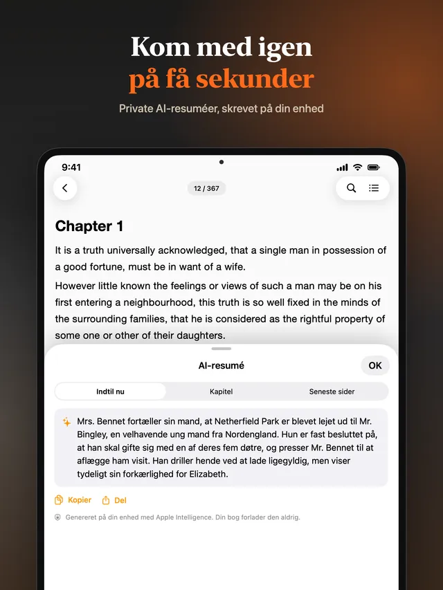 eReader: EPUB- og PDF-læser – Skærmbilleder 11