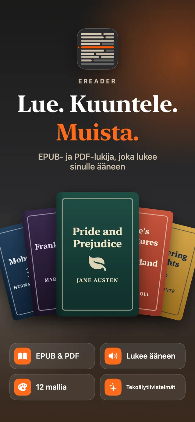 eReader: EPUB- ja PDF-lukija – Näyttökuvat 2