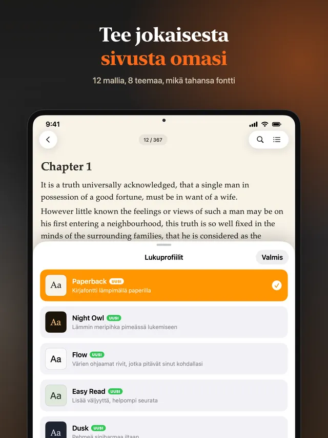 eReader: EPUB- ja PDF-lukija – Näyttökuvat 7