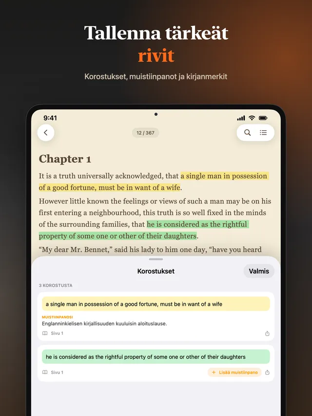 eReader: EPUB- ja PDF-lukija – Näyttökuvat 9