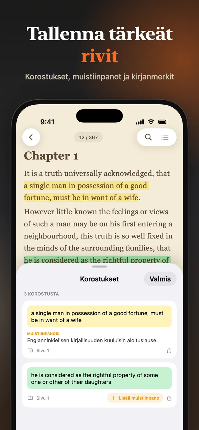 eReader: EPUB- ja PDF-lukija – Näyttökuvat 10