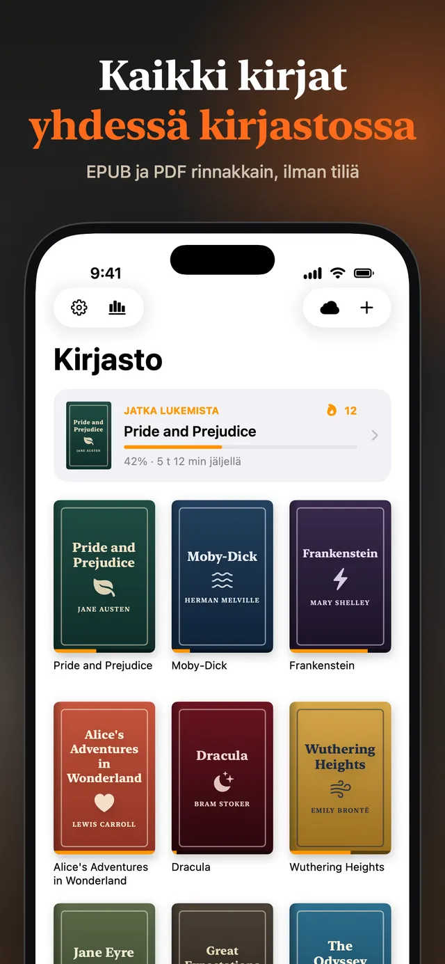 eReader: EPUB- ja PDF-lukija – Näyttökuvat 16