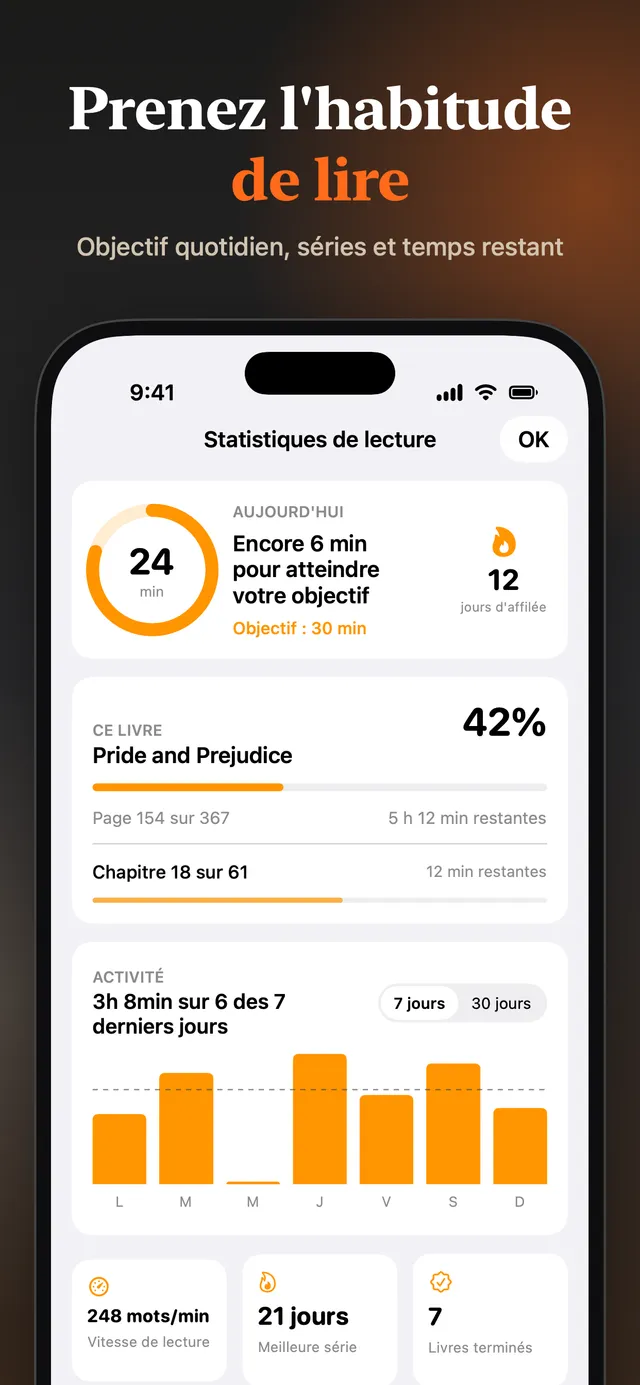 eReader : liseuse EPUB et PDF – Captures d'écran 14