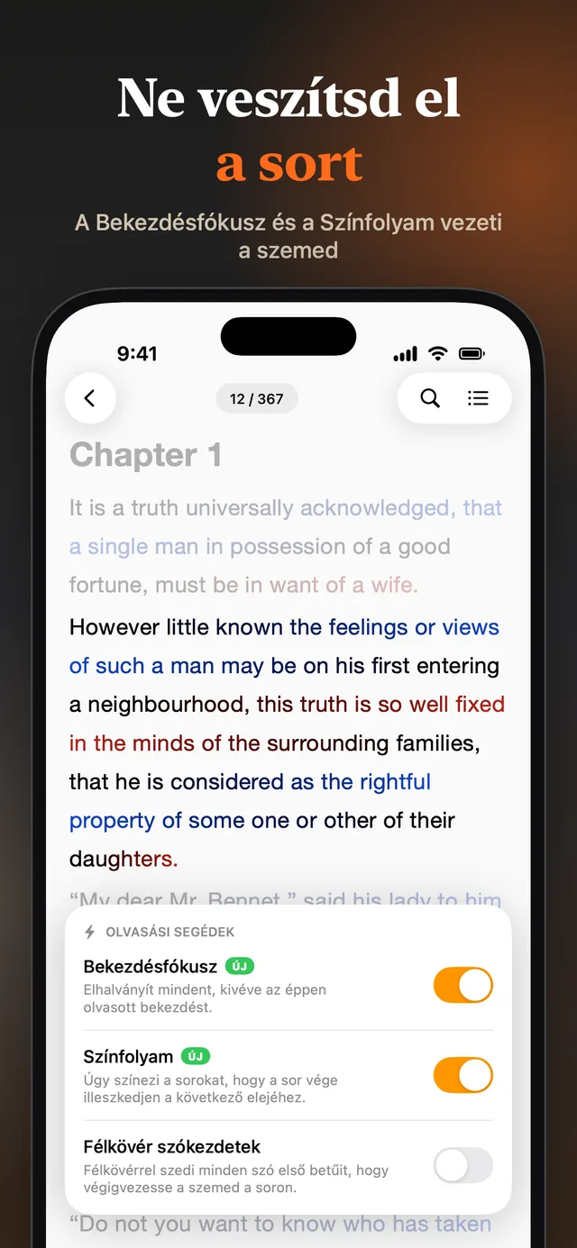 eReader: EPUB- és PDF-olvasó – Képernyőfotók 4