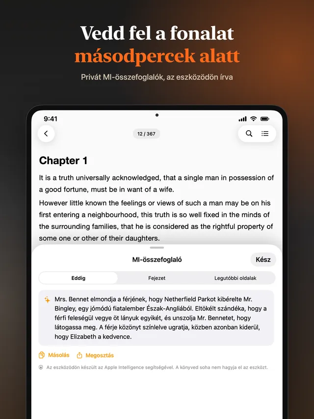 eReader: EPUB- és PDF-olvasó – Képernyőfotók 11