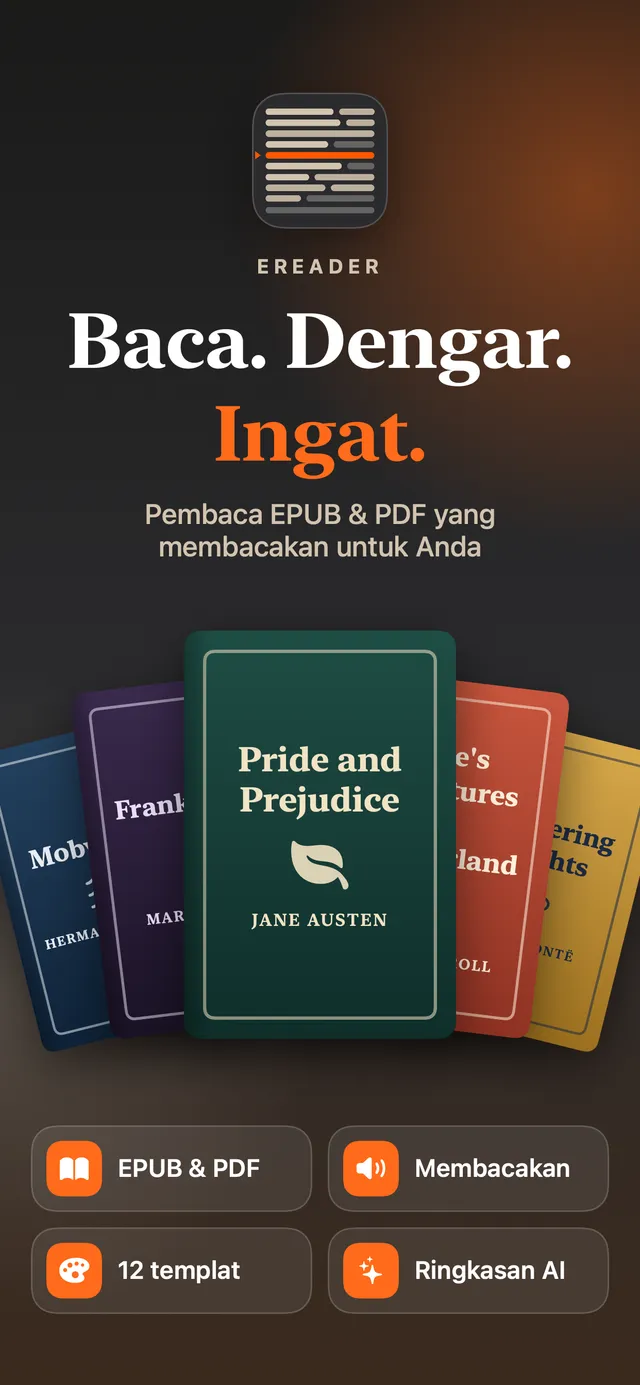 eReader: Pembaca EPUB & PDF – Tangkapan layar 2
