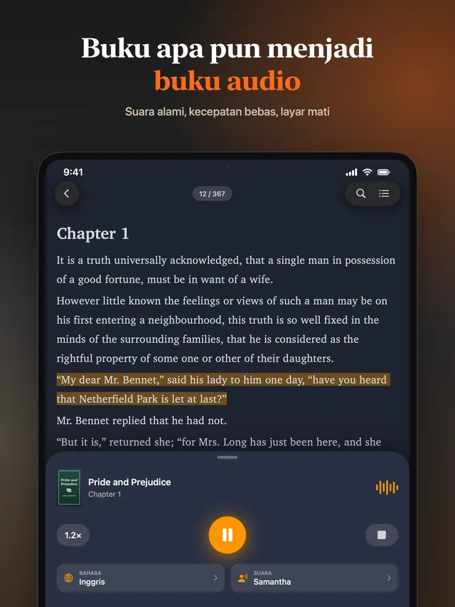 eReader: Pembaca EPUB & PDF – Tangkapan layar 5