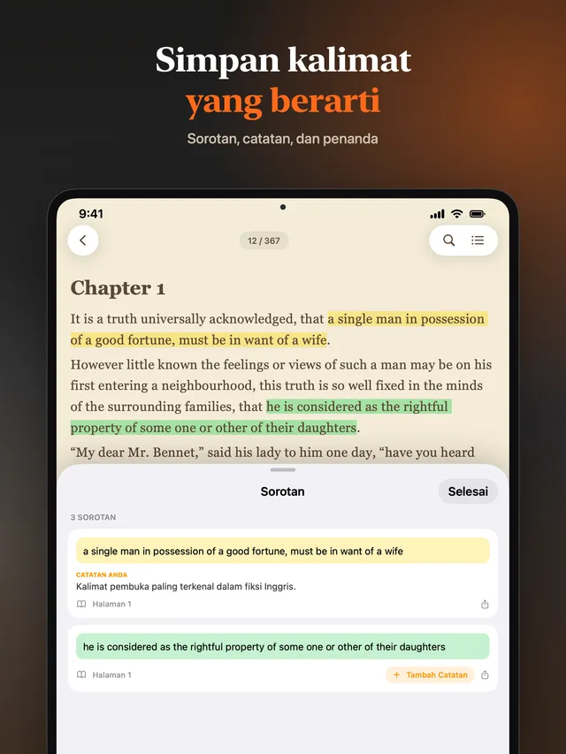 eReader: Pembaca EPUB & PDF – Tangkapan layar 9