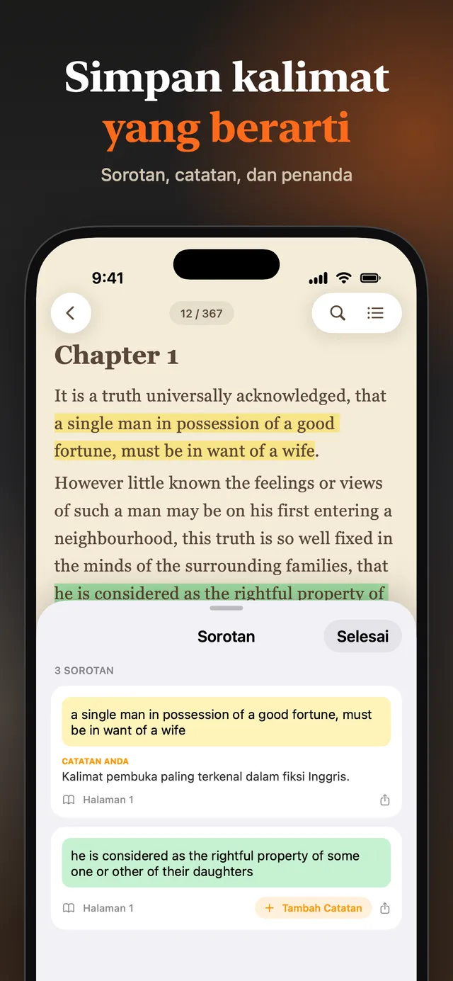 eReader: Pembaca EPUB & PDF – Tangkapan layar 10