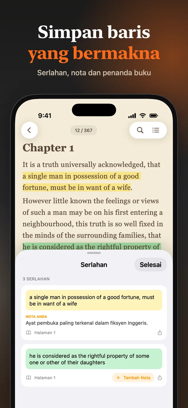 eReader: Pembaca EPUB & PDF – Tangkapan skrin 10