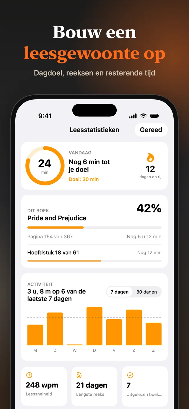 eReader: EPUB- en pdf-lezer – Schermafbeeldingen 14