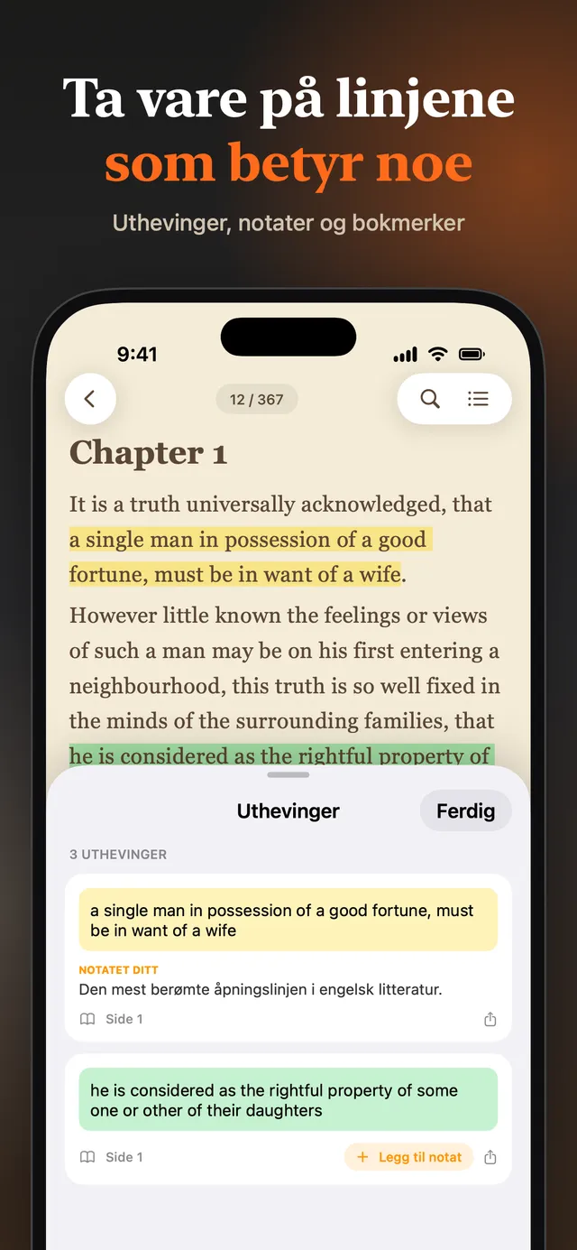 eReader: EPUB- og PDF-leser – Skjermbilder 10