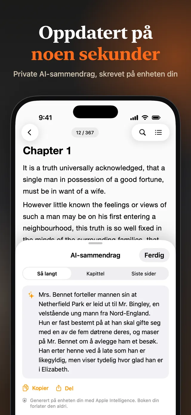 eReader: EPUB- og PDF-leser – Skjermbilder 12