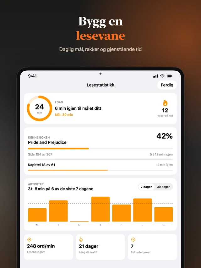 eReader: EPUB- og PDF-leser – Skjermbilder 13