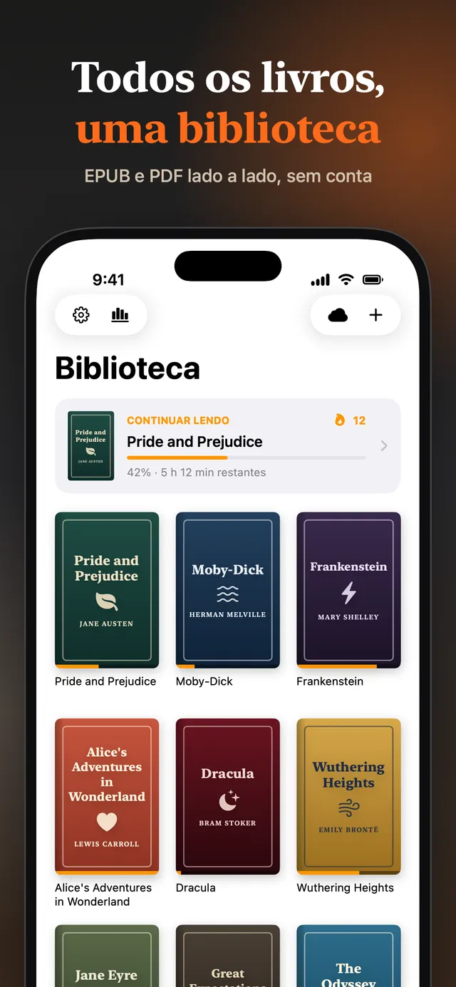 eReader: leitor de EPUB e PDF – Capturas de tela 16