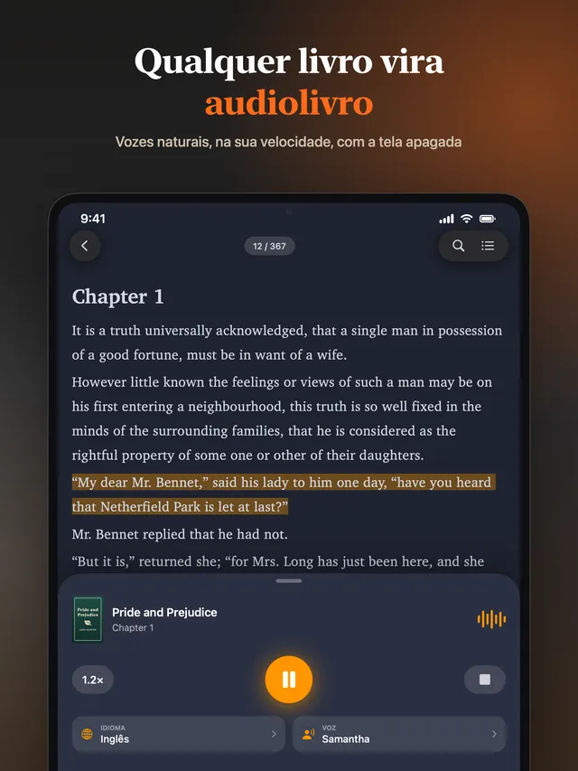 eReader: leitor de EPUB e PDF – Capturas de ecrã 5