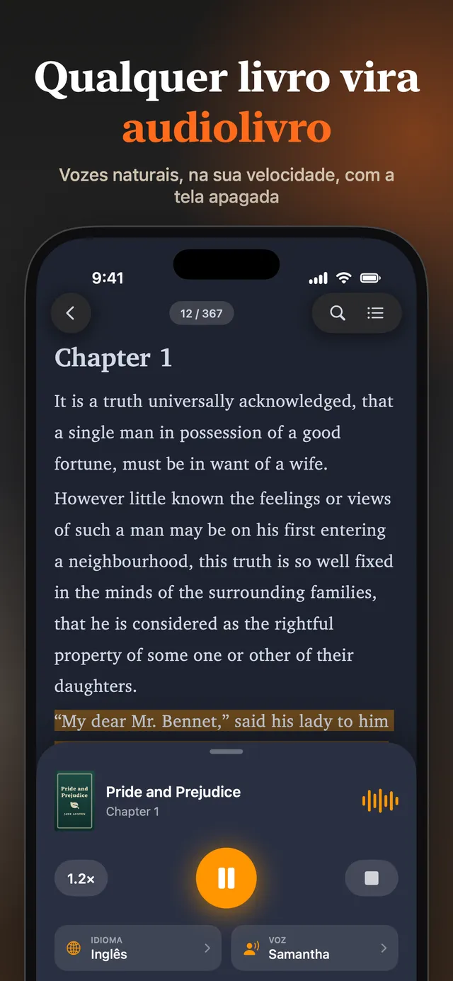 eReader: leitor de EPUB e PDF – Capturas de ecrã 6