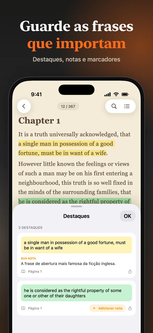 eReader: leitor de EPUB e PDF – Capturas de ecrã 10