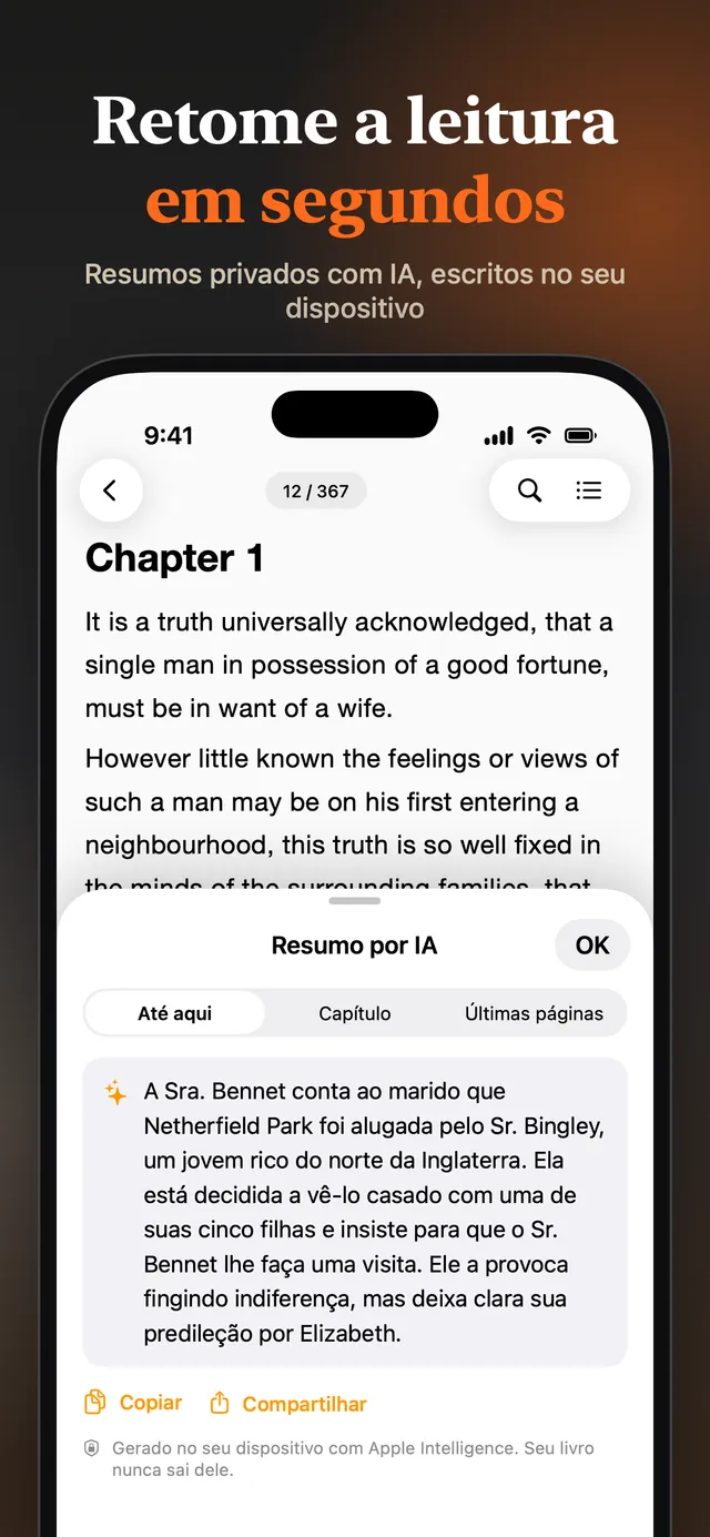 eReader: leitor de EPUB e PDF – Capturas de ecrã 12