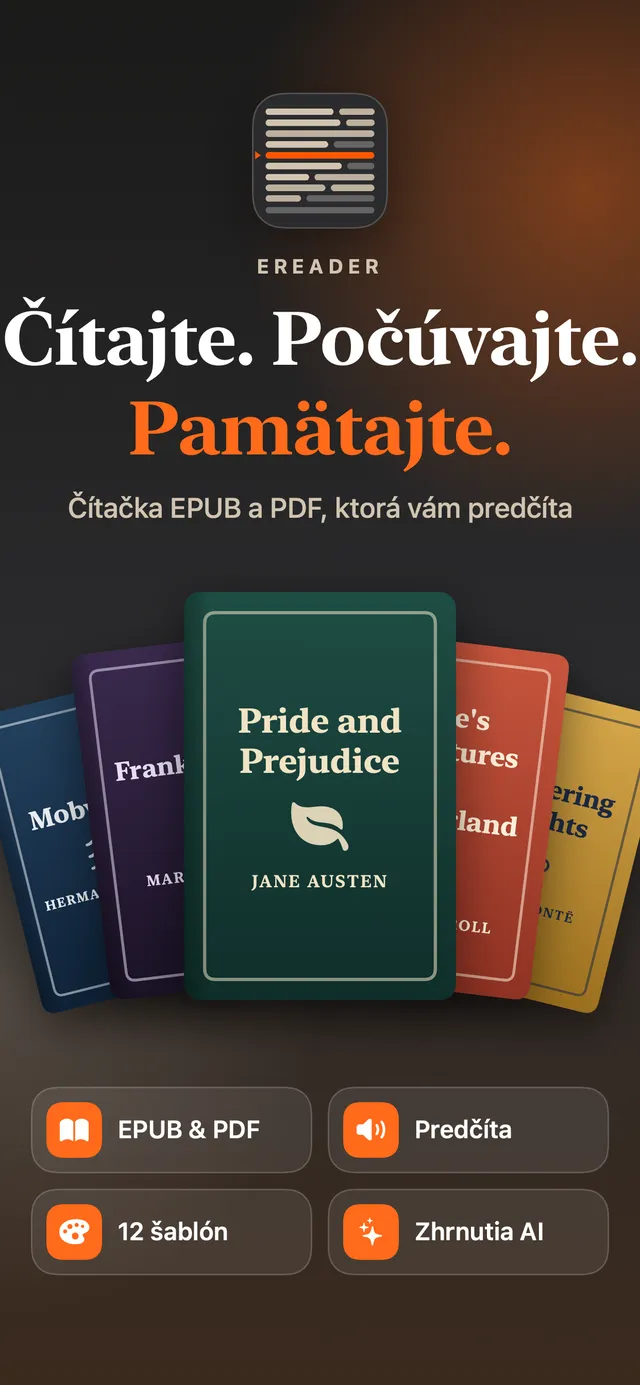 eReader: čítačka EPUB a PDF – Snímky obrazovky 2