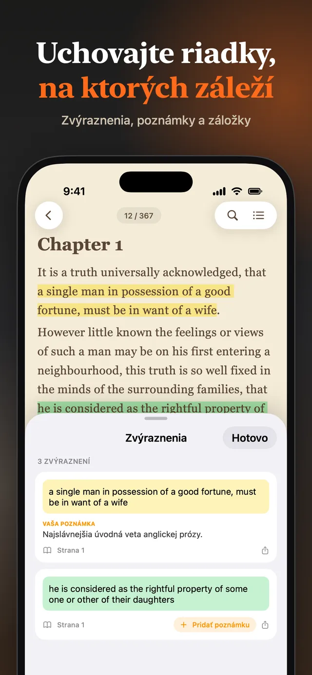 eReader: čítačka EPUB a PDF – Snímky obrazovky 10