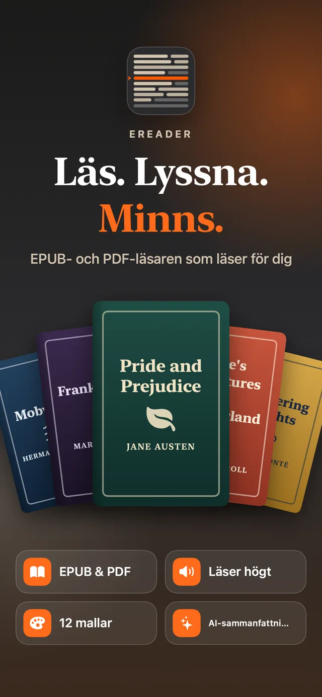 eReader: EPUB- och PDF-läsare – Skärmbilder 2