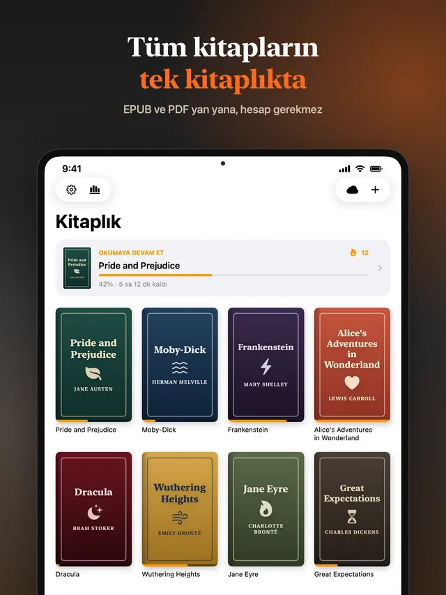 eReader: EPUB ve PDF Okuyucu – Ekran görüntüleri 15