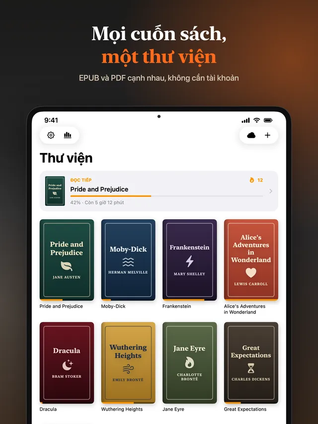 eReader: Đọc sách EPUB và PDF – Ảnh chụp màn hình 15